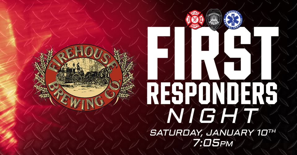 Rapid City Rush First Responders Night Sponsored by Firehouse Brewing Co.